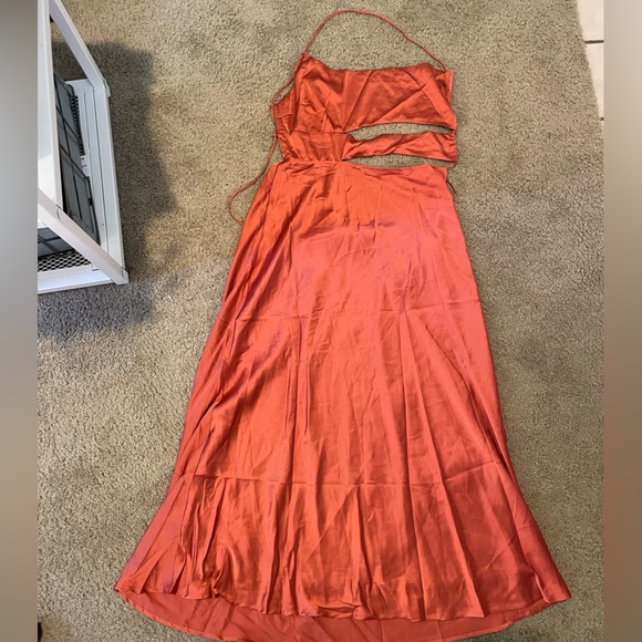 Never worn Forelle One Shoulder Cut Out Midi Dress - Picture 11 of 11